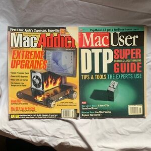 MacAddict and MacUser Magazine Set